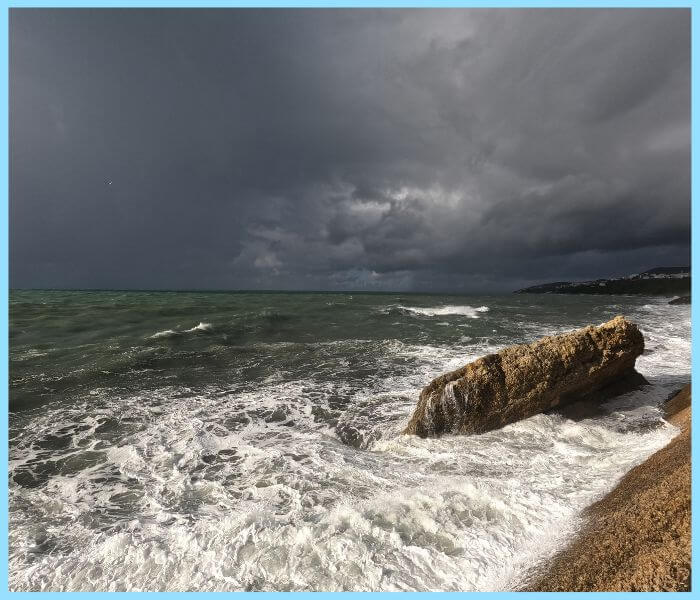 wind on the adriatic sea